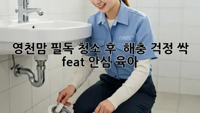 ✨영천맘 필독! 청소 후 🐜🐛🚫 해충 걱정 싹! (feat. 안심 육아)